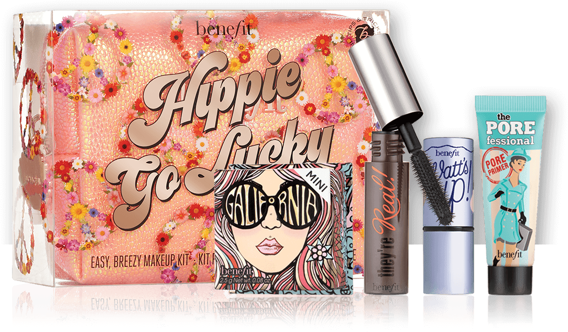 Benefit Hippie Go Lucky Makeup Set (1220x1380), Png Download