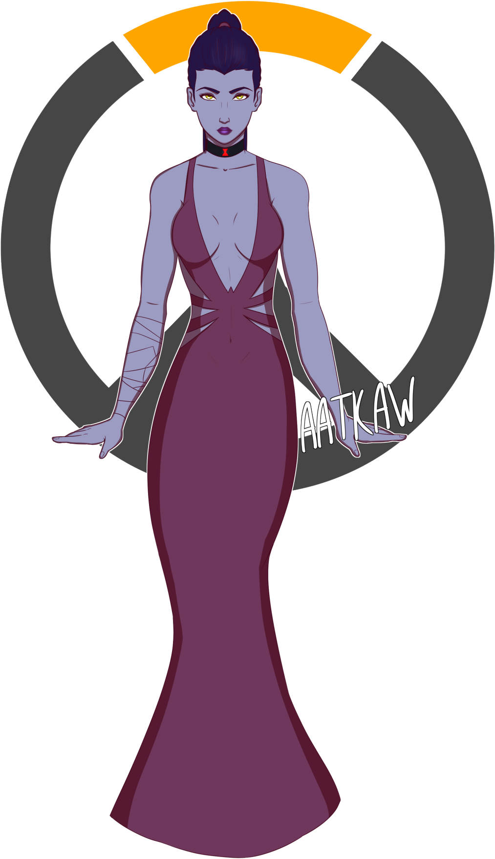 Widowmaker In A Dress (1253x1920), Png Download