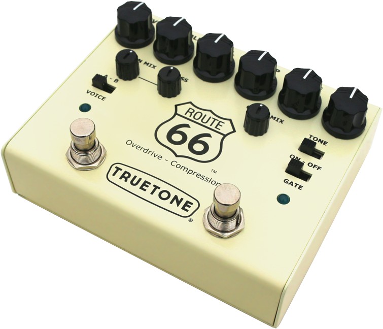 V3rt66-angled3 - Truetone Truetone V3 Route 66 Overdrive And Compressor (1000x844), Png Download