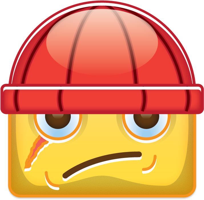 Emojicontact Thug - Portable Network Graphics (720x720), Png Download