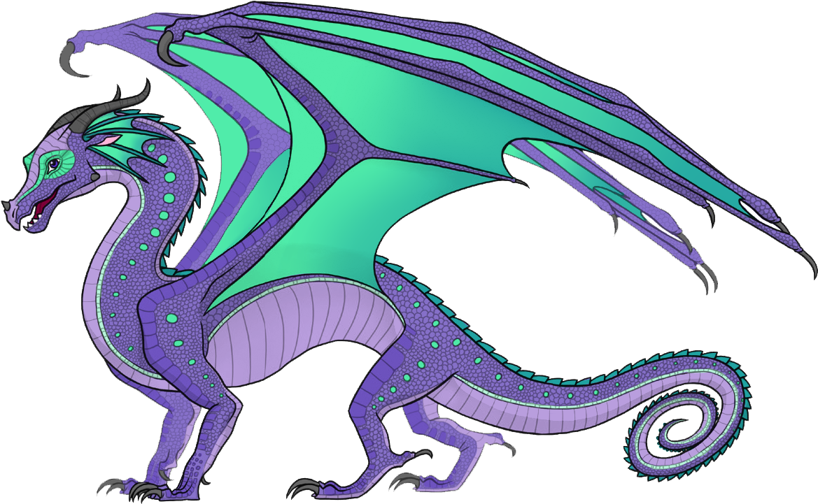 Delight 1 - Rainwing Wings Of Fire (1184x739), Png Download