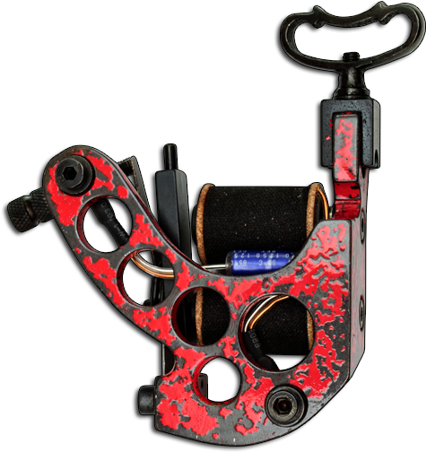 Bertha Bavarian Custom Irons Png Bavarian Custom - Tattoo Machine Bavarian (600x570), Png Download