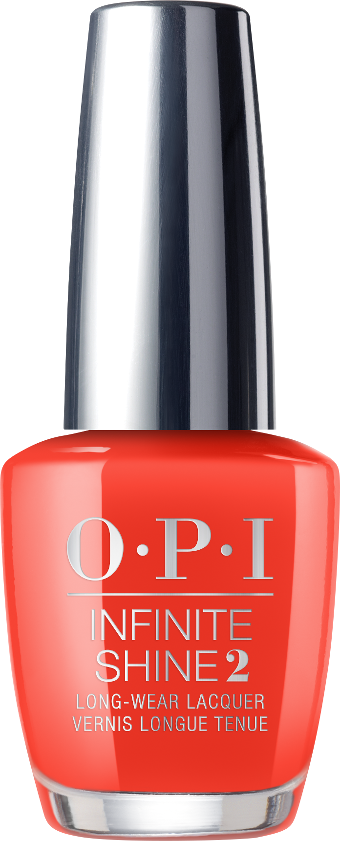 Lisbon Collection A Red-vival City - Opi Infinite Shine Cha Ching Cherry (696x1721), Png Download