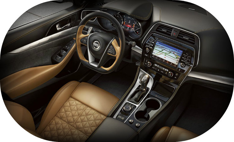 2017 Nissan Maxima Interior Design - Nissan Maxima Sport 2017 (751x457), Png Download