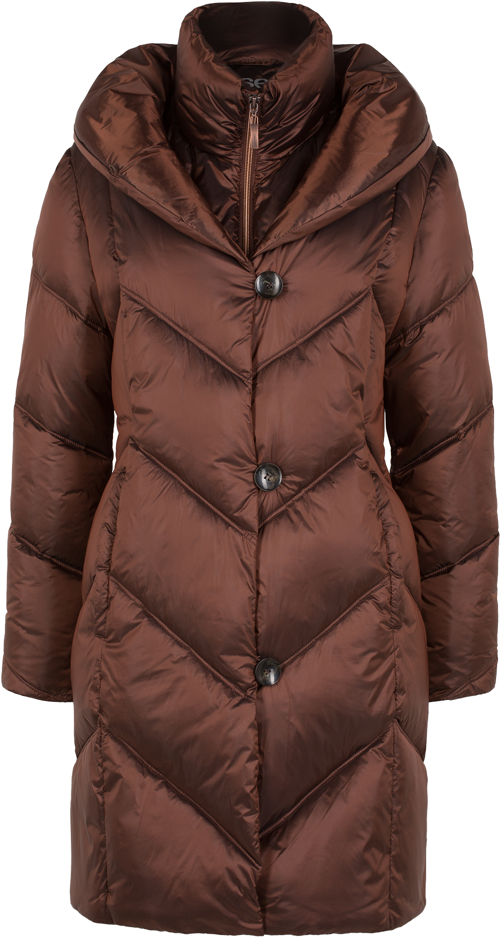 Coat With Noble Shine - Coat (1652x1990), Png Download