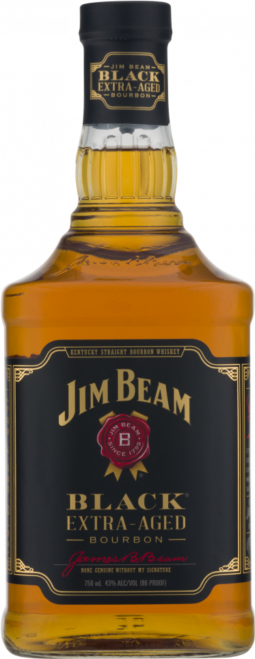 Jim Beam Black Bourbon - Jim Beam Double Oak Bourbon (500x1000), Png Download