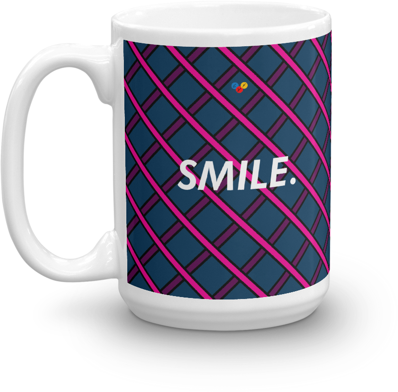 Smile Mug - (1000x1000), Png Download