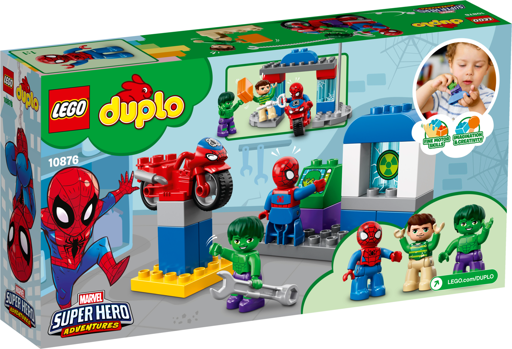 Duplo 10876 Spider-man &amp - Duplo Avengers (1672x1139), Png Download