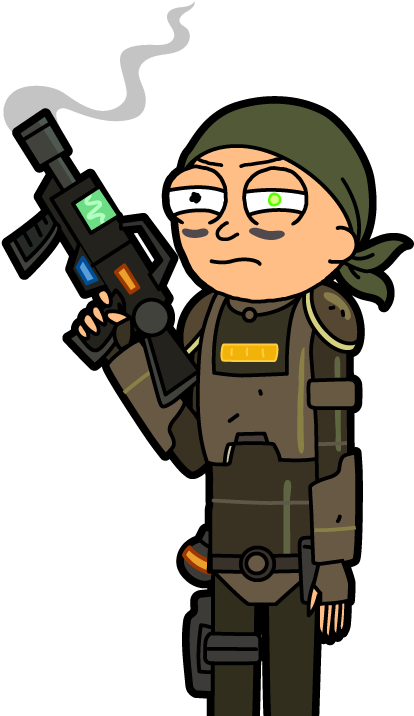#291 - Seal Morty - Pocketmortys - Net - Cartoon (507x719), Png Download