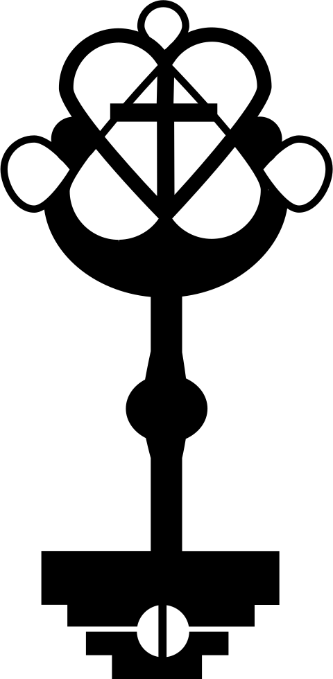 Design Svg Cross Graphic Royalty Free Download - Design (480x980), Png Download