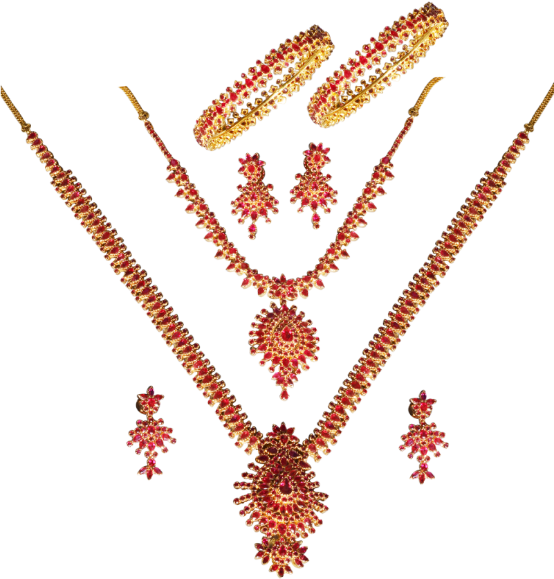 Png Jewellers In Sunnyvale Clip Royalty Free Library - Ruby And Emerald Jewellery Collection (800x896), Png Download