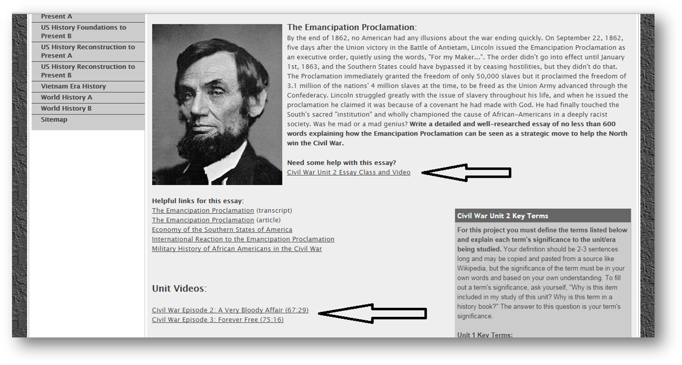 Unit Part Click The Mouse Button Or Press The Space - Abraham Lincoln (1374x740), Png Download