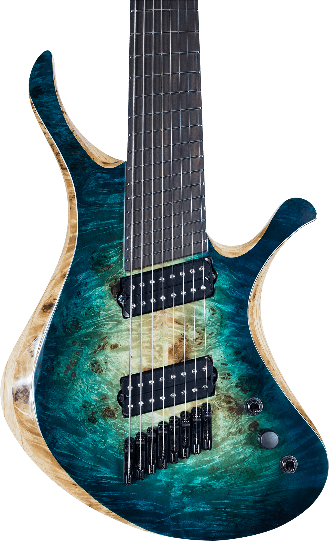 8str And More/guitars/semi Custom Series/swan - Skervesen Swan 8 (1323x2048), Png Download