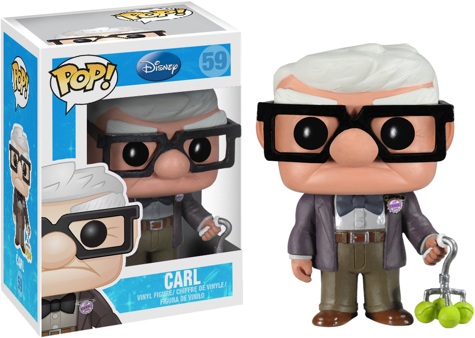 Pop Figure Disney Carl - Funko Pop Carl Up (1024x731), Png Download