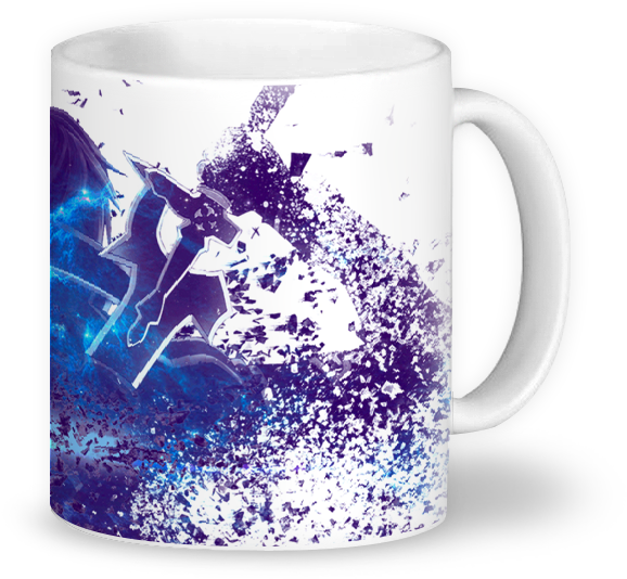 Caneca Kirito Sword Art Online De Pedro Augustona - Kirito (800x800), Png Download