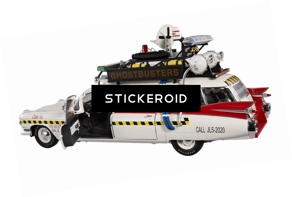 Ghostbusters Marshmallow Man - Ghostbusters Ii Hot Wheels Elite 1:18 Scale Ecto-1a (964x652), Png Download