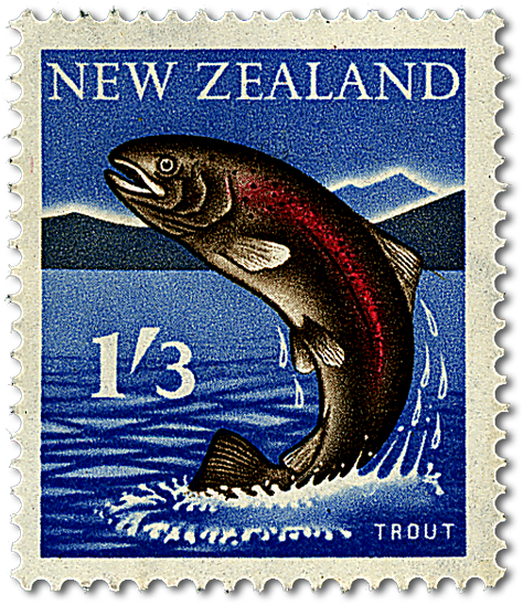 Single 1s 3d 'fishing - Postage Stamp (600x600), Png Download