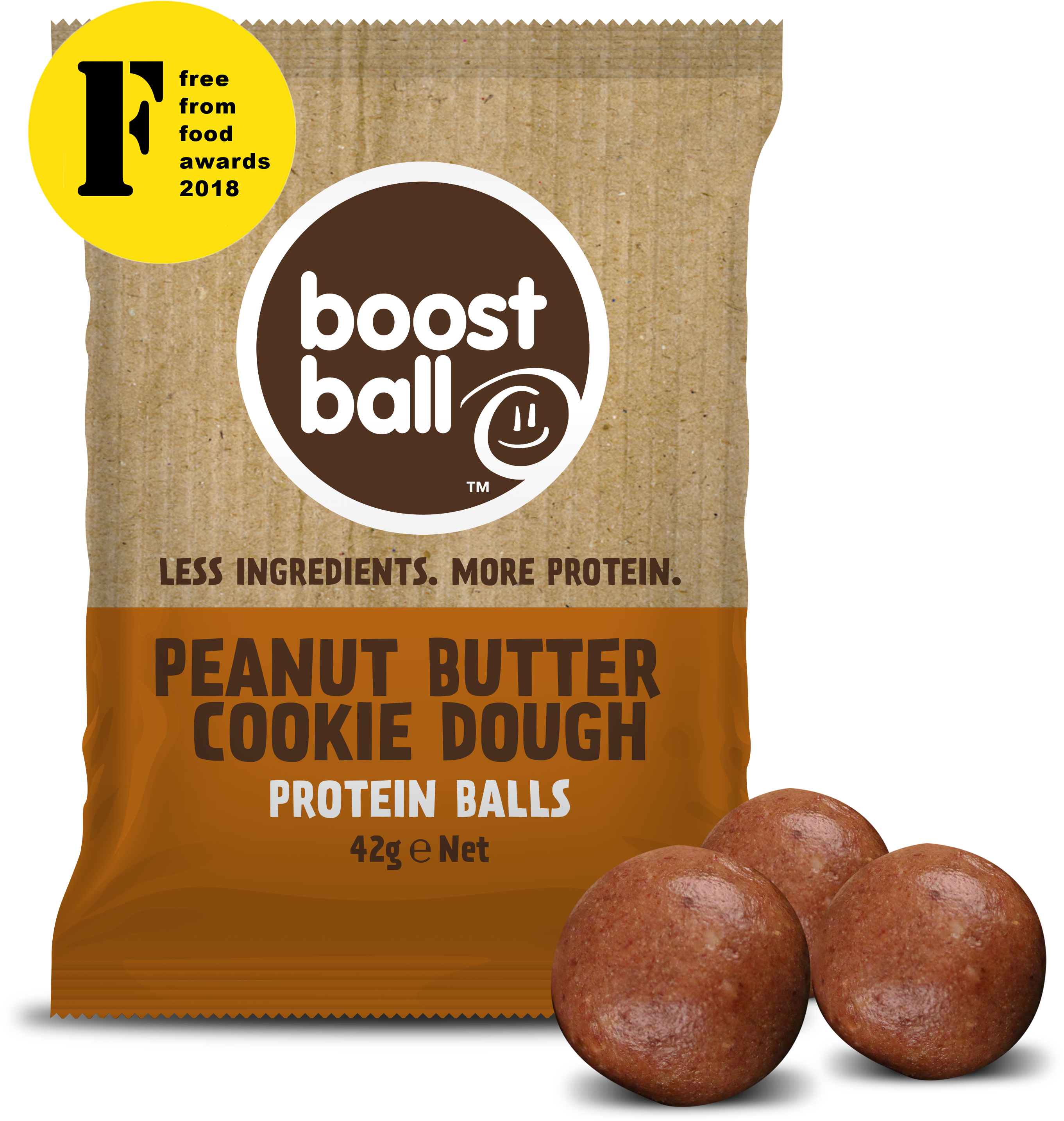 Peanut Butter Cookie Dough Protein Balls X 12 Packs - Boost Ball Protein Balls (2754x2874), Png Download