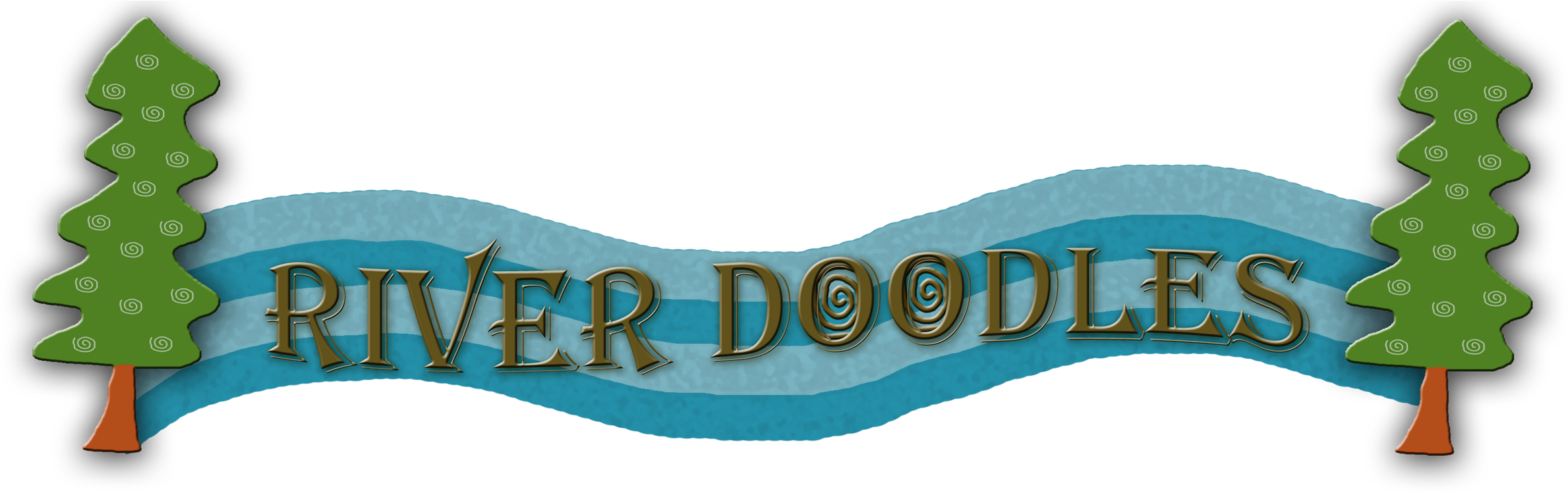 River Doodles Logo 150dpi - River Doodles (2550x750), Png Download