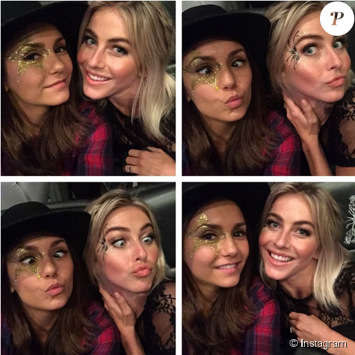 Julianne Hough Et Nina Dobrev En Direction Du Concert - Nina Dobrev (950x515), Png Download