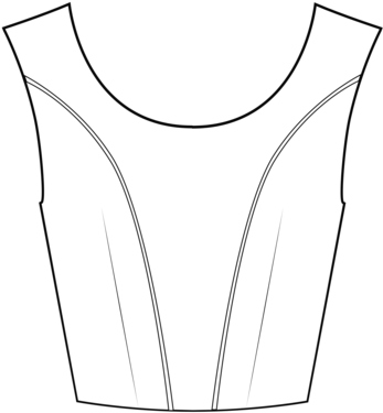 Catrina Bodice - Version - Active Tank (800x505), Png Download