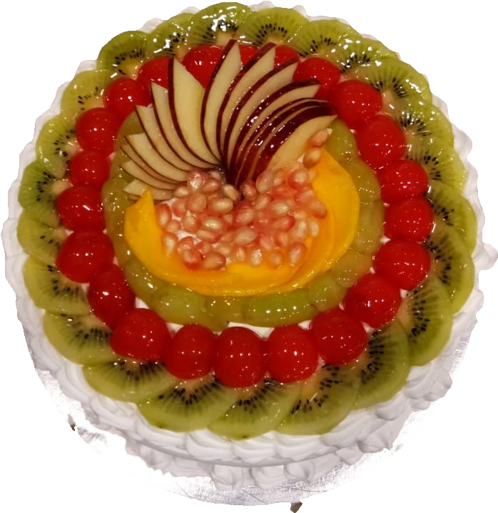 Non Chocolate Cakespremium Fresh Fruit - Fruit Cake (780x1040), Png Download
