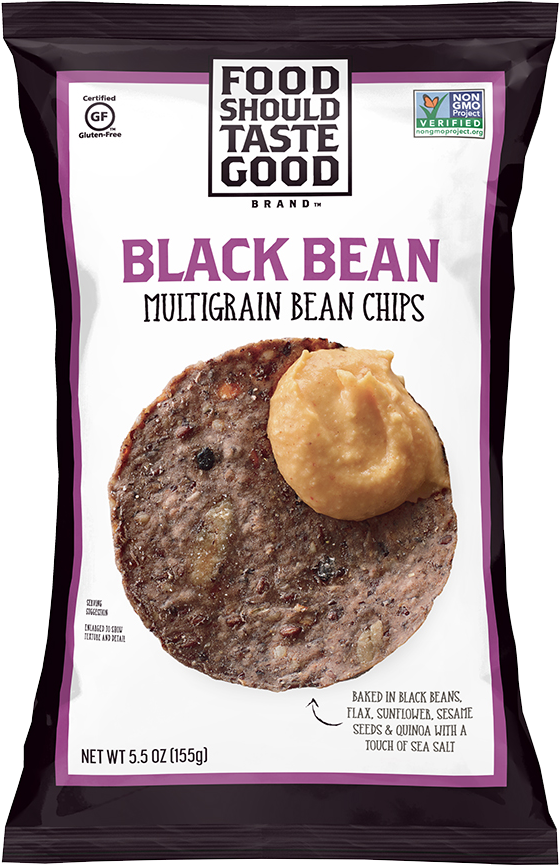 Black Bean - Food Should Taste Good Multigrain Bean Chips Pinto (598x864), Png Download