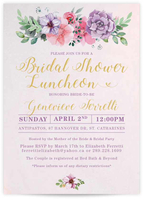 Bridal Shower20 - Portable Network Graphics (1000x1000), Png Download