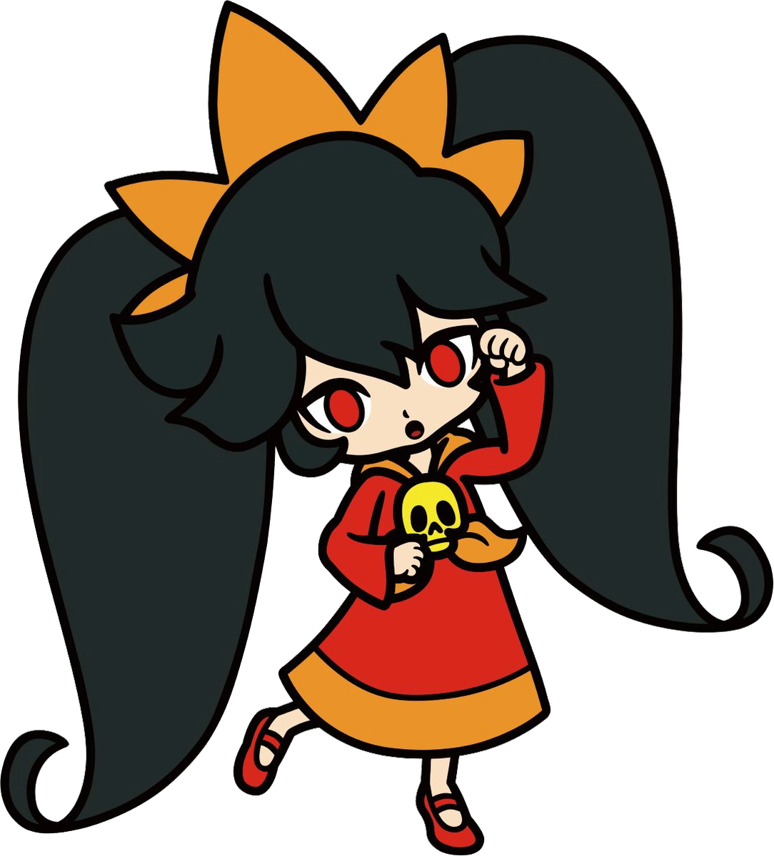 14/warioware Ashley She's The One They Seem To Actually (1084x1200), Png Download