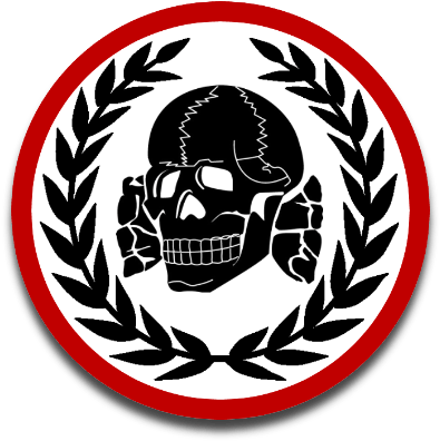 Totenkopf - Laurel Wreath (1280x400), Png Download