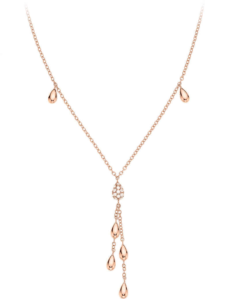 Omega Dewdrop Necklace - In Season Jewelry (800x1100), Png Download