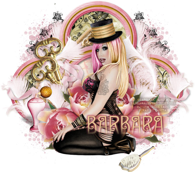 And Here Are Some Tags I've Created With Her Tubes (714x664), Png Download