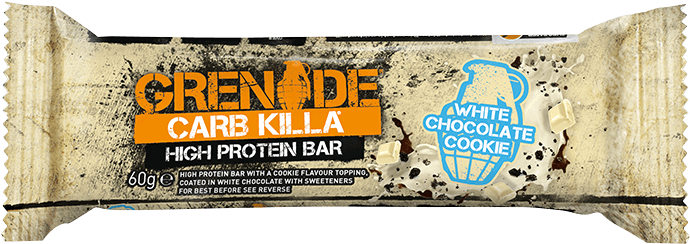 Grenade Carb Killa Bar White Chocolate Cookie 60g - Grenade Carb Killa Cookie Dough (724x724), Png Download