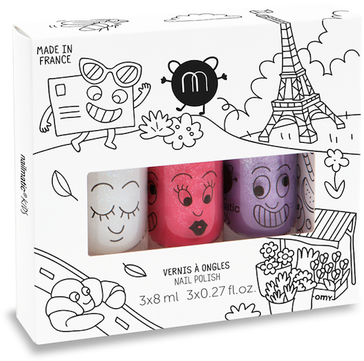 Nail Polish Set - Nailmatic Kids - Nail Polish Set - City (732x732), Png Download