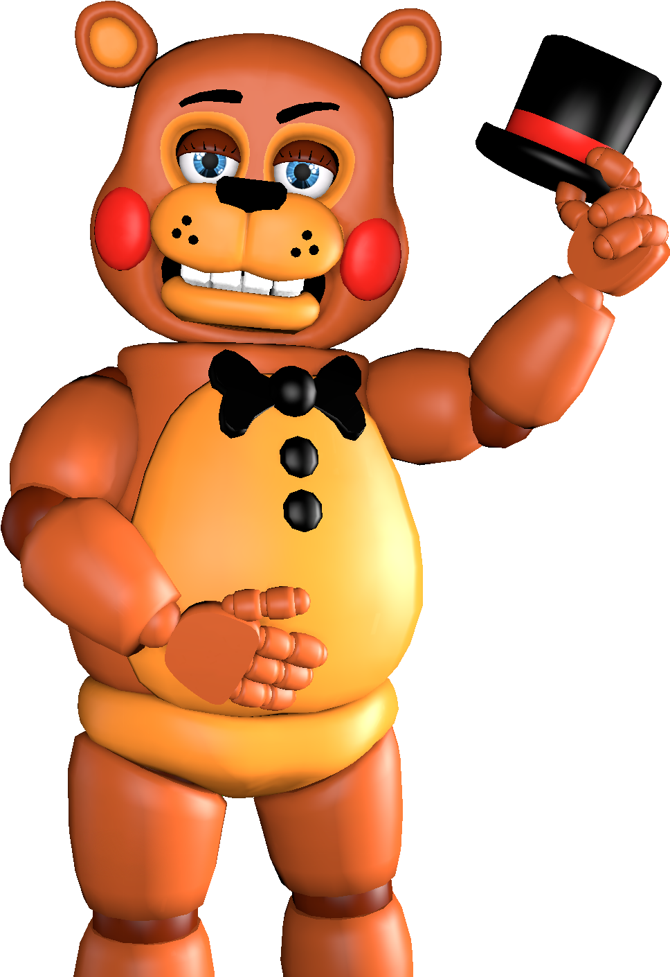 Fnaf 2 Toy Freddy Sfm (1273x1569), Png Download
