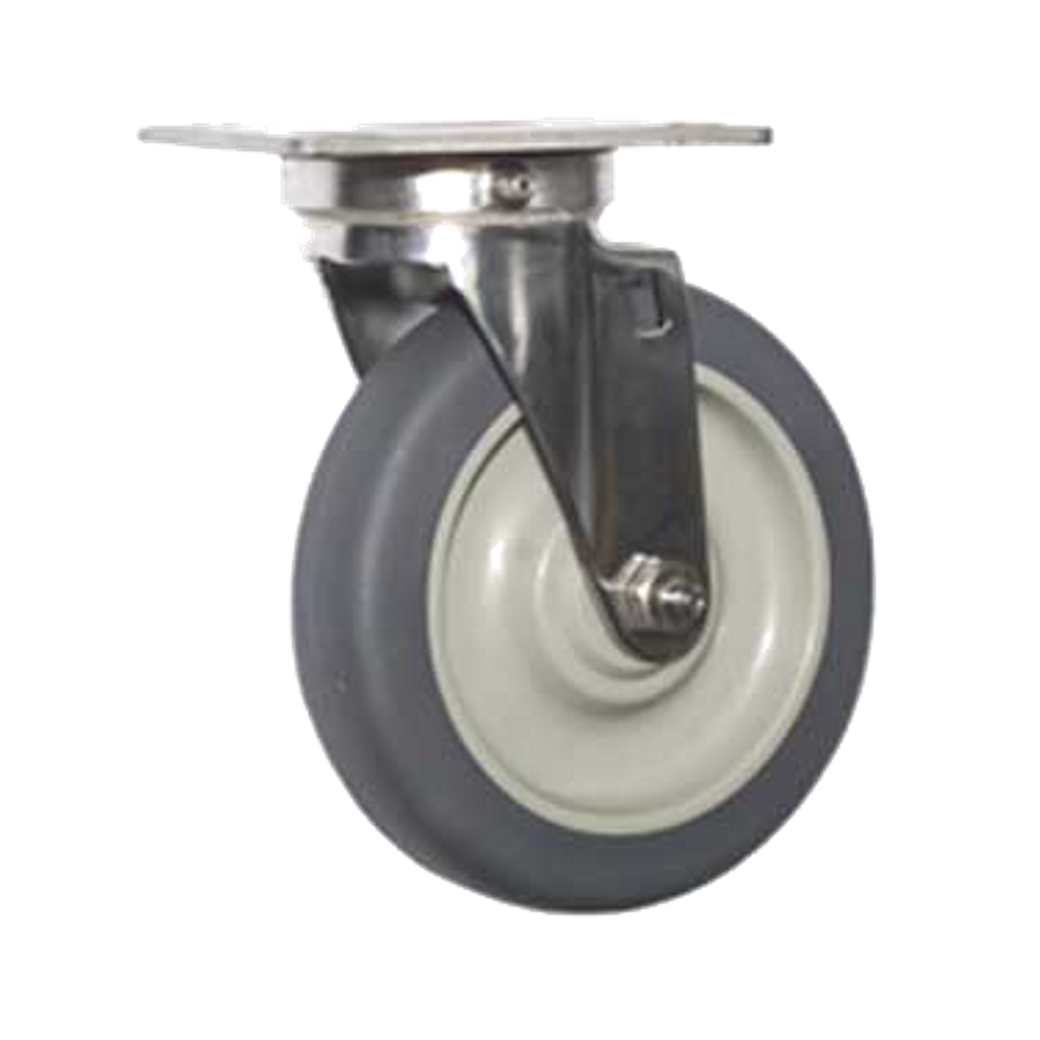 Eagle Cps6p-600 Plate Caster, Swivel, 6" Wheel Diameter, - Eagle Group Cpr6p-600 Plate Caster, Rigid, 6" Wheel (1500x1500), Png Download