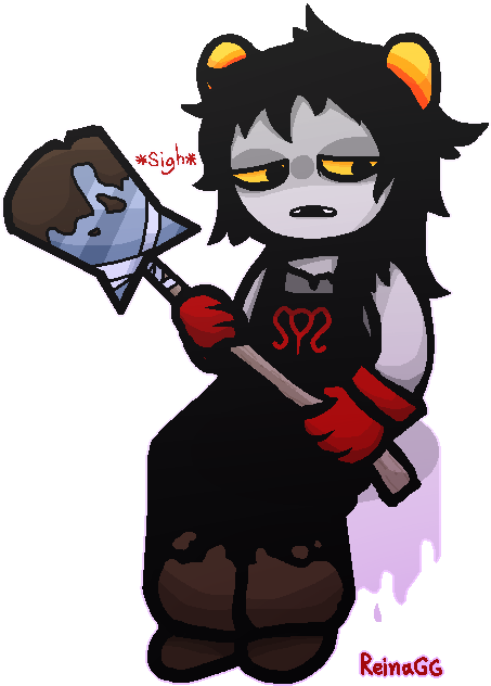 Homestuck Hiveswap Fozzer Velyes My Art Troll Call (500x700), Png Download