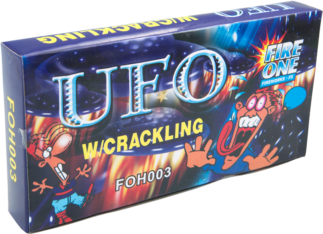 Ufo W/crackling - Superhero (1080x1620), Png Download