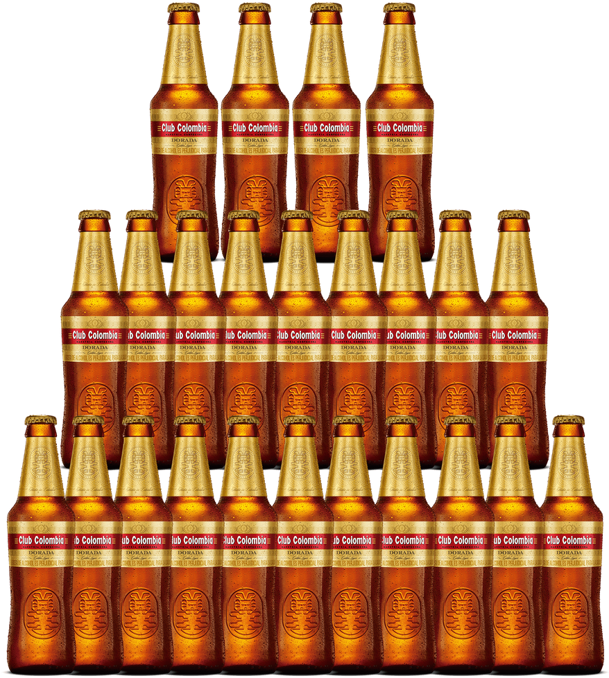 Club Colombia Dorada 24 Pack - Casual Tops For Girls (1000x1000), Png Download