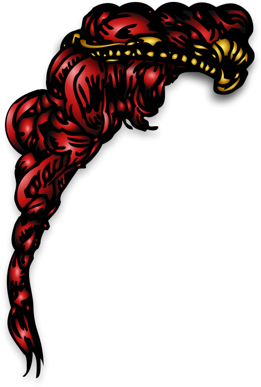 Crown With Hair Png (541x800), Png Download