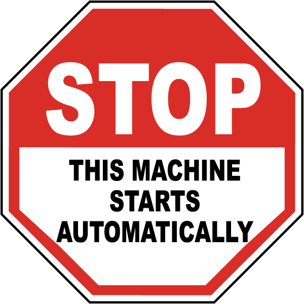 Stop Machine Starts Automatically Label - Stop À L Homophobie (600x600), Png Download