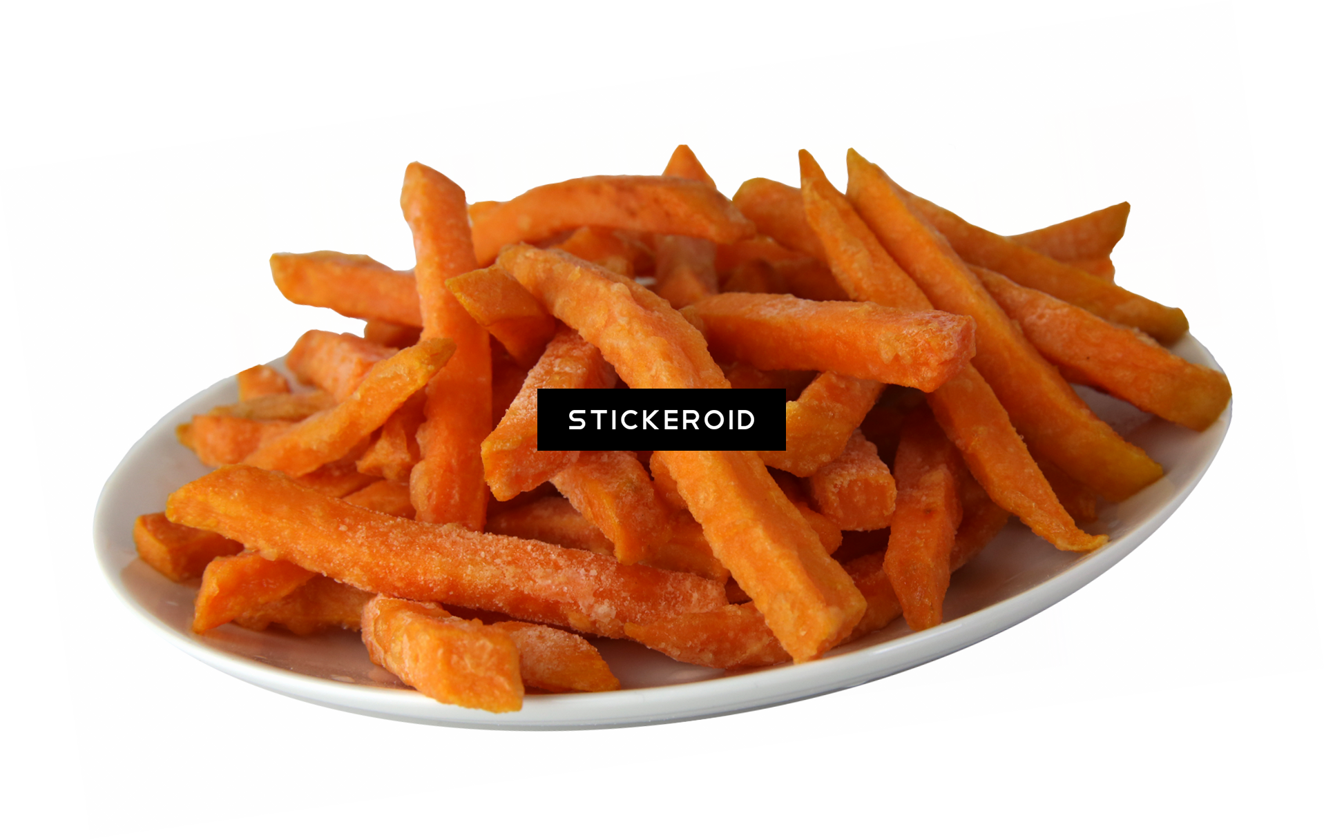 薯条 - Sweet Potato Fries No Background (1917x1217), Png Download