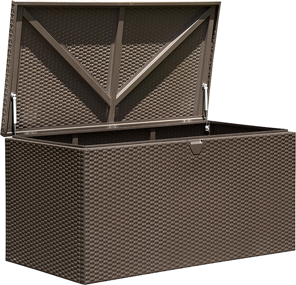 Spacemaker Deck Box - Arrow Spacemaker Deck Box - Espresso (dbbwes) (600x579), Png Download