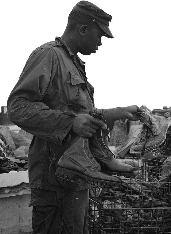 One Should Also Mention That The Conventional Leather - Us Marine Boots Hot Weather (556x775), Png Download