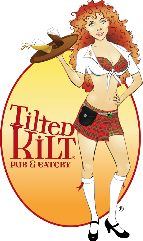 Tilted Kilt - Tilted Kilt Pub And Eatery Logo (461x776), Png Download