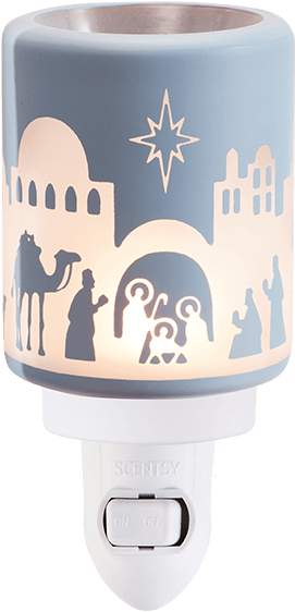 Holy Night Mini Scentsy Warmer - Scentsy Christmas Mini Warmer (600x600), Png Download