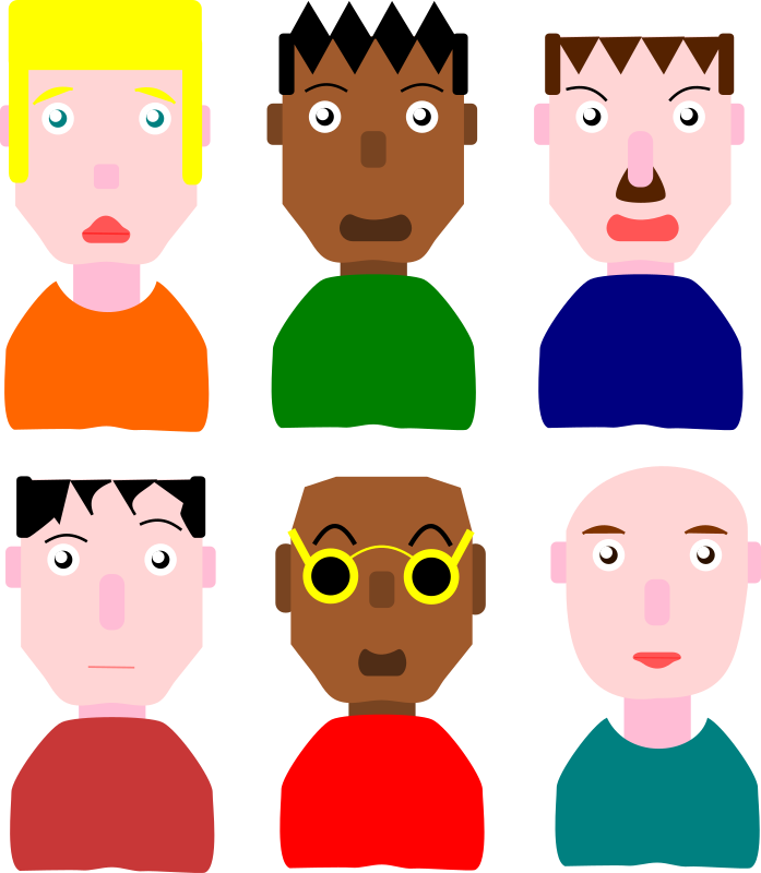 This Png File Is About Bold , Flat Avatars , Mustache (697x800), Png Download
