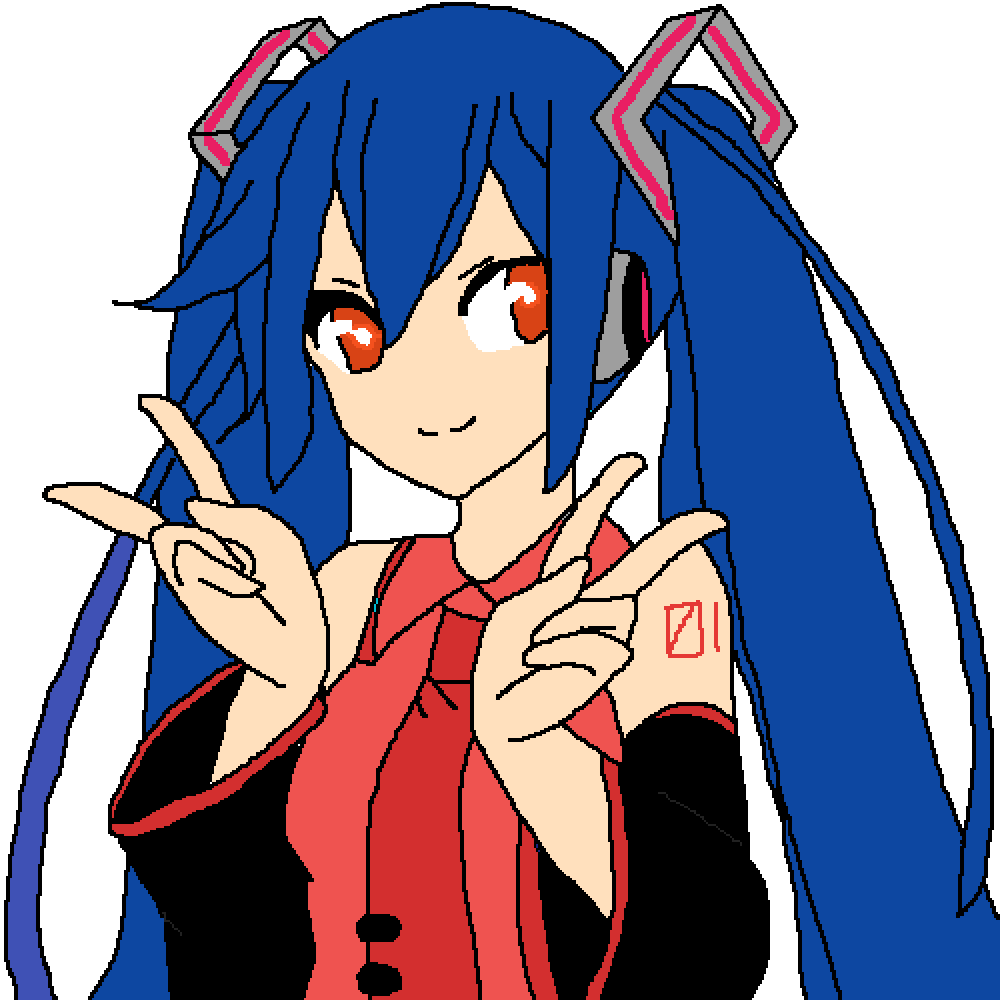 Wendy Marvell - Hatsune Miku (1000x1000), Png Download