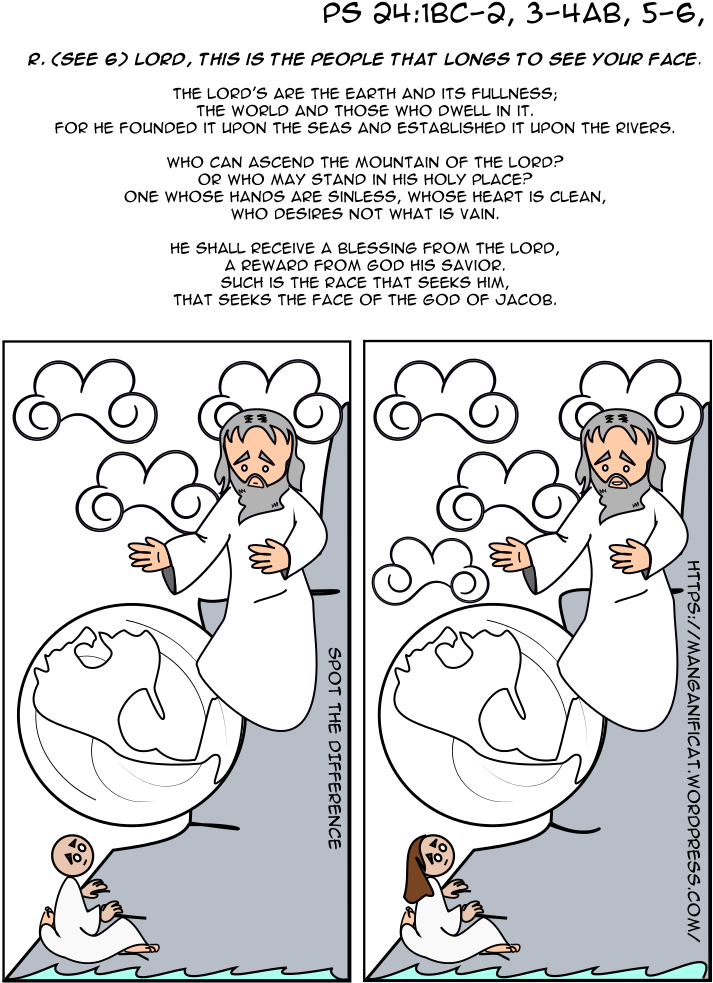 Solemnity Of All Saints Psalms - Cartoon (744x1052), Png Download