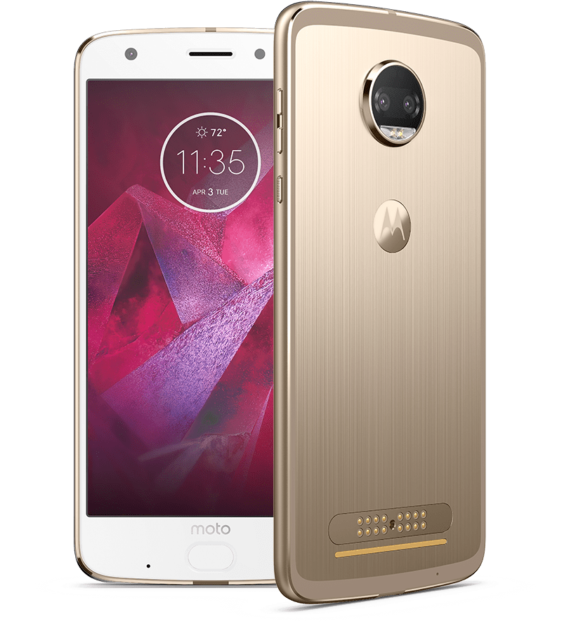 64gb Motorola Moto Z2 Force Edition Smartphone For - Motorola Moto Z2 Force - 64 Gb - Super Black - Verizon (1000x1000), Png Download